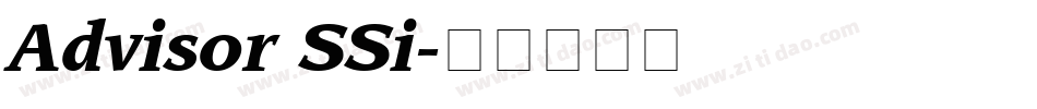 Advisor SSi字体转换